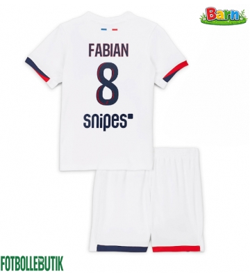 Paris Saint-Germain Fabian Ruiz #8 Bortaställ Barn 2025-26 Kortärmad (+ Korta byxor)